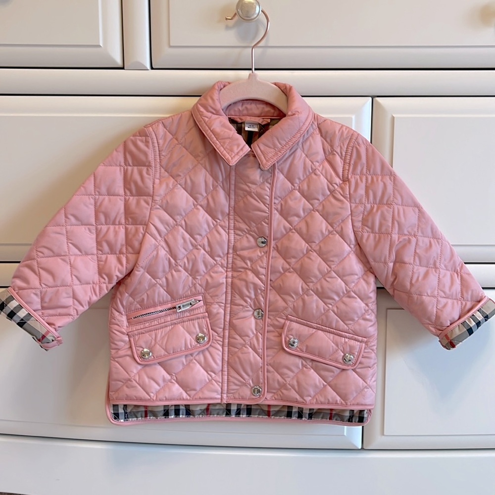 Burberry Girls Quilted Jacket